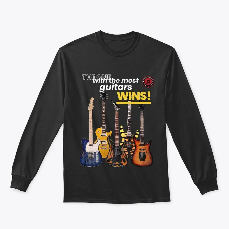 The Most Guitars Wins by Hurley Tees